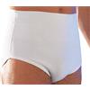 SCUDOTEX Slip Contenitivo, Chiuso, Bianco, Taglia 5
