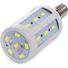 LAMPADINE E14 LED 5W 490 LUMEN X3 LAMPADARIO 24SMD 5730 360° BIANCO CALDO 3500K