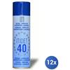 Itidet 12x Bundle Itidet 40 Vetri Schiuma Spray Ml 500