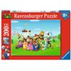 Ravensburger - Puzzle 200 pezzi XXL Super Mario, Idea Regalo per Bambini 8+ Anni