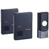 Grundig Campanello senza fili - Set campanello wireless, 1 trasmettitore, 2 ri