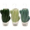 Palucart Set 3 Umidificatori Per Termosifone Calorifero Evaporatori con Gancio CACTUS6355