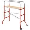 Palucart Ponteggio Scala Trabattello Acciaio con Ruote h. Max 3 mt - Peso Max 120Kg F0003
