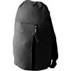 TECHMADE Zaino Techmade Young Style nero 600D PVC poliestere compatto leggero tasche zip