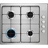 Electrolux KGS6404SX - Piano Cottura Gas N° 4 Fuochi Inox