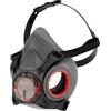 JSP Force 8 Semimaschera Respiratore Riutilizzabile Senza Filtri, Taglia M | Compatibile con filtri PressToCheck P3, A2P3 e ABEK1P3. Certificata EN 140. Fatta nel Regno Unito.