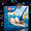 LEGO ⭐ LEGO 60438 Barca a vela City Harbor Sailboat mare sea delfino