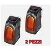 Handy Heater 2X STUFA ELETTRICA Riscaldamento Stufetta BASSO CONSUMO Portatile Ufficio Casa