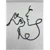Lostregatto decorazione da parete wall art arte da muro casa gatto e umana love cats PLA