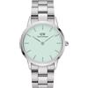 Daniel Wellington Orologio Donna Acciaio Iconic Link Verde e Blu Pastello