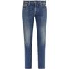 Roy Roger's - Jeans denim scuro 317 Kenner 5 tasche skinny fit per uomo
