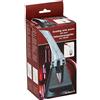 BAKAJI Lifetime Cooking 15799 decantazione versatore supporto, plastica, nero/trasparente