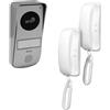 avidsen kit citofonico Mono / Bifamiliare 2 fili famiglie cornette citofono RFID avidsen
