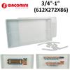 GIACOMINI Cassetta in plastica per collettori 3/4" o 1" con coperchio GIACOMINI 612x272x86