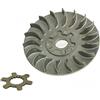 NARAKU Ventola di raffreddamento ruota (puleggia) NARAKU standard per CPI, Keeway, Generic con 16 mm albero motore stumpf