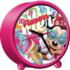 Kids Euroswan Sveglia Rotonda da 9 cm Modello Minnie Mouse, Composito, Multicolore, 8 x 3 x 6 cm