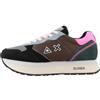 SUN68 Kelly Multicolor, Scarpe da Ginnastica Donna, S0431 Rosa Bianco Panna, 36 EU
