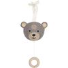 Jollein 043-001-67078 tessuto carillon orso grigio/marrone