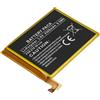 Avizar, Batteria Li-Polimero 3,8V per ZTE V8 Lite 2500mAh 9,5 Wh, Nero