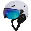 TECNOPRO Pulse HS-016 Visor Photochromic - Casco da sci da uomo, taglia L, colore: Bianco