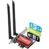 Does not apply Wifi 7 Pcie Scheda Di Rete BE8800, Adattatore Wireless Tri-Banda BE200 Con Bluet
