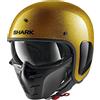 SHARK Casco da moto S-DRAK BLANK GLITTER GGX, oro, S