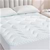 Topper Matrimoniale 160X190 in Bambù, Memory Foam Topper Materasso Respirabile C