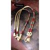 Senza marchio Western Raw-hide Treccia One-ear Headstall/briglia pelle grezza Futurity Hair...