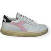 Diadora Heritage Mi Basket Low Used Sneakers Donna Scarpe Casual Pelle