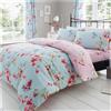 Gaveno Cavailia Birdie Blossom Set Copripiumino, Policotone, Blue, Doppio