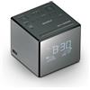 Sony XDRC1DBP radio Orologio Nero, Argento
