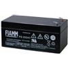 FIAMM BATTERIA FIAMM FG20341 12V 3,4A PIOMBO AGM 3.2AH UPS LAMPADA 3ah FASTON 4,8mm ,4
