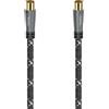 Hama Cavo antenna coassiale 5 m 120 dB Nero/Grigio Hama 00205072