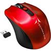 Techmade Mouse Wireless Ottico Techmade TM-XJ30-RED 1600 DPI Nano USB per PC/Notebook