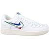 Nike DM9096-101 Nike Air Force 1 Low Multi-Swoosh scarpe da uomo bianche