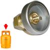 ADATTATORE PER IL RIEMPIMENTO DI BOMBOLA GAS GPL PROPANO EUROCAMPING 1-2-3-5kg