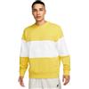 Nike FB7848-709 M NK Club+ FT Crew CB Maglia Lunga Uomo Vivid Sulfur/White Taglia XL