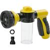 Armo Home Armo® Pistola a spruzzo multifunzione da giardino con 8 modalità regolabili, dispenser di sapone integrato per lavaggio auto, giardinaggio, prato, piante, animali domestici (giallo)