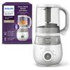 PHILIPS AVENT SCF885/01 EasyPappa Plus 4 in 1 Cuocipappa Multifunzione