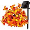 Aglow.it Luce Solare Ape a filo 7m 50 Led da giardino, 8 modalità Stringa di luce IP65 im
