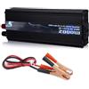 Inverter 2000W 12V 220V Trasformatore Auto Campeggio Barca PC Presa USB SG Cavi