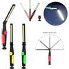 LEOVIN TORCIA DA LAVORO LED RICARICABILE LUCE PORTATILE PIEGHEVOLE CON BASE MAGNETICA