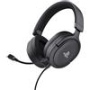 Trust GXT 498 Forta Auricolare Cablato A Padiglione Giocare Nero