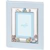 Atelier ALBUM PORTAFOTO BIMBO BAMBINO CELESTE IN ARGENTO ATELIER M 1030 20x25 C