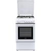 De'Longhi DE LONGHI DL554GW CUCINA GAS 4 FUOCHI 50CM BIANCA FORNO 57L CLASSE A