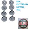 Electrolux KIT REX ELECTROLUX ZANUSSI 8 RUOTE LAVASTOVIGLIE CESTELLO INFERIORE 50286965004