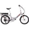DENVER BICI ELETTRICA EBIKE CITY BIKE PIEGHIEVOLE 20" SHIMANO ALLUMNINIO GRIGIO LED 6V