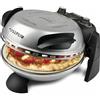 G3 Ferrari G10006 Pizza Express Delizia, Forno Pizza, 1200 W, Termostato regolabile 400°C, Pizza fragrante in 5 minuti, Doppia resistenza riscaldante, Ricettario e Palette inclusi, Argento