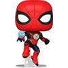 Spiderman Tuta integrata Marvel Spider-Man stilizzata Funko Pop! Figura in vinile alta 9 c