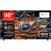 TCL 98Q8C 98-inch QD-Mini LED TV, 4K HDR Premium 5000, ZeroBorder™, Google TV (Dolby Vision IQ & Atmos, CrystGlow WHVA Panel)